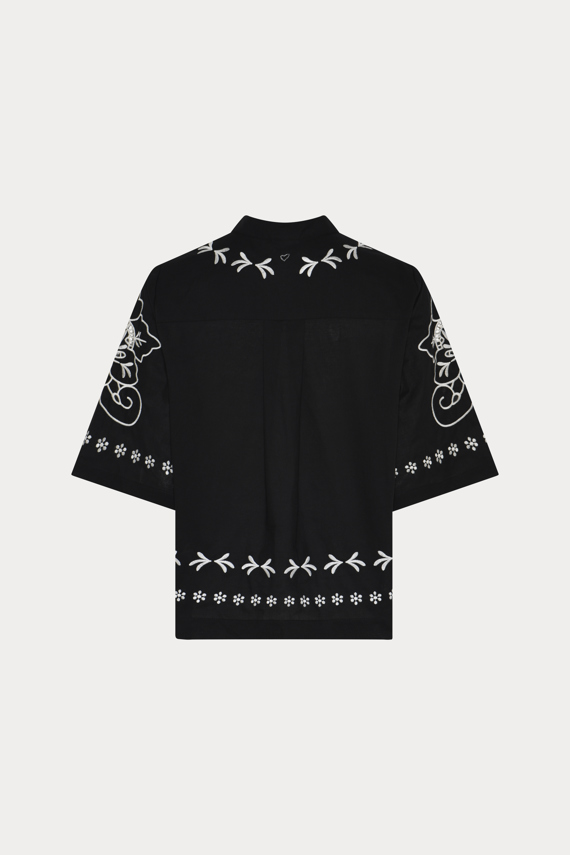 Heartmade HMTasim Bluse, Sort